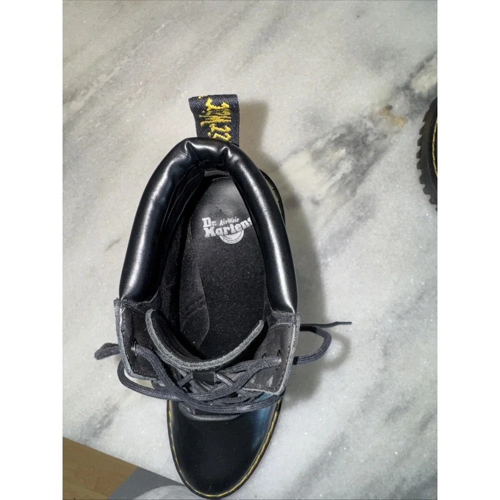 Dr Martens PersephoneHeel Ankle Booties Womens Size‎ 6 EUR 37 Black LeatherNWOT